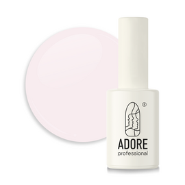 ADORE. French Gel Polish, #F-15, Silkpink, 8 ml. Гель-лак, ніжно рожевий #1