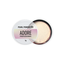 ADORE. Pearl Powder #03, 1 g. Перлинна пудра, рожеві перли #1