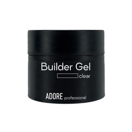 ADORE. Builder Gel, 15 g, Clear. Гель для нарощування, прозорий #1