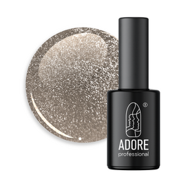 ADORE. Cat's Eye Gel Polish, #C-07, 8 ml. Світловідбиваючий гель-лак "котяче око",  ігристе золото #1