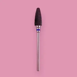 LUNAmoon. Carbide nail bit, corn, blue, Фреза твердосплавна "Кукурудза", синя, для зняття гель-лаку #1