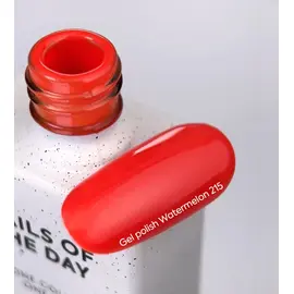 NOTD. Gel Polish, Watermelon, #215, 10 ml. Гель-лак, коралово-червоний #2