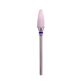 LUNAmoon. Ceramic nail bit, corn, blue, Фреза керамічна "Кукурудза", синя, для зняття гель-лаку #1