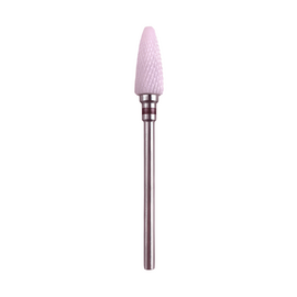 LUNAmoon. Ceramic nail bit, corn, red, Фреза керамічна "Кукурудза", червона, для зняття гель-лаку #1