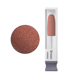 GA&MA. Silicone polisher brown, Фреза полірувальник "Конус заокруглений", коричнева #1