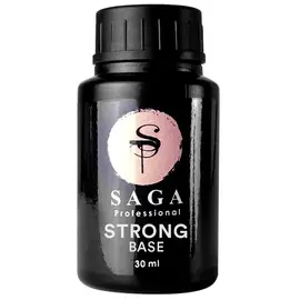 SAGA. Rubber base "Strong", clear, 30 ml. Прозора каучукова база #1