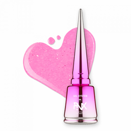 PINX. Liquid builder gel "Bubulove", 8 ml, #004. Гель для укріплення та вирівнювання з шимером #1