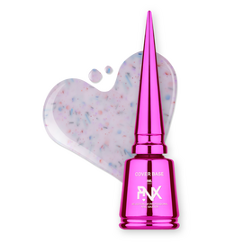 PINX. Cover Base "Candyland",  #005, 8 ml. Кольорова база з кольоровими частинками #1