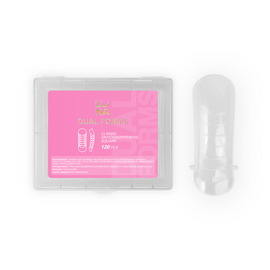 LUNAmoon. Top nail forms, Classic Onychogryphotic Square, 120 шт. Верхні форми для нарощування, класичний оніхогрифозний квадрат #1