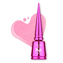 PINX. Cover Base "Cristal Magic",  #002, 8 ml. Кольорова база з шимером #1