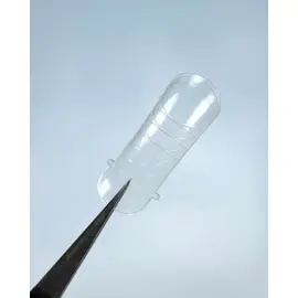 LUNAmoon. Top nail forms, Classic Onychogryphotic Square, 120 шт. Верхні форми для нарощування, класичний оніхогрифозний квадрат #2