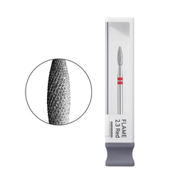 GA&MA. Carbide Pro nail drill bit, Flame, Red. Фреза алмазна "Полум'я", червона, Ø 2.3 мм #1