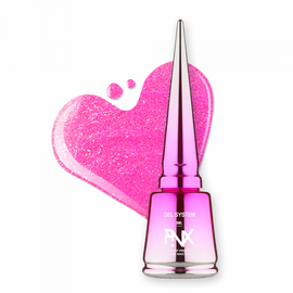 PINX. Liquid builder gel "Furbia", 8 ml, #004. Гель для укріплення та вирівнювання з шимером #1