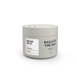NOTD. Builder Gel, #25, 30 ml. Гель для нарощування, насичений білий #1