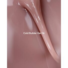 NOTD Cold Builder gel #06, 15 ml, теплий нюдовий гель для нарощування нігтів #2