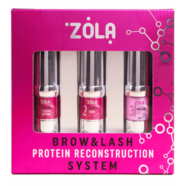ZOLA. Laminating Set, Brow&Lash Protein Reconstruction System. Набір для ламінування брів та вій #1