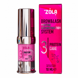 ZOLA. Brow & Lush Laminating Compound 03, Protein Care, 10 ml. Склад для ламінування 03 #1