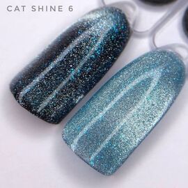 SAGA. Cat's Eye Gel Polish "Cat Shine", #06, 10 ml. Гель-лак "Котяче око" #2