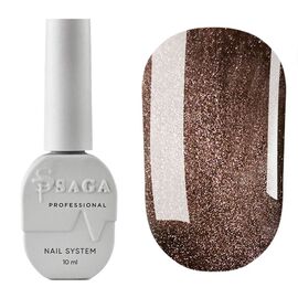 SAGA. Cat's Eye Gel Polish "Cat Shine", #11, 10 ml. Гель-лак "Котяче око" #2