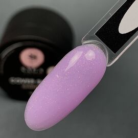 SAGA. Shimmer base, #02, 15 ml. Кольорова база з шимером #2