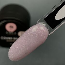 SAGA. Shimmer base, #08, 15 ml. Кольорова база з шимером #2