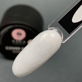 SAGA. Shimmer base, #09, 15 ml. Кольорова база з шимером #2