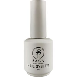 SAGA. No Wipe Top "Titanium", no UV-filters, 15 ml. Топ без липкого шару без УФ-фільтрів #1
