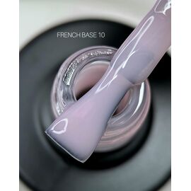 SAGA. French base, #10, 10 ml. Камуфлююча база #1