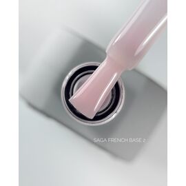 SAGA. French base, #02, 10 ml. Камуфлююча база #1