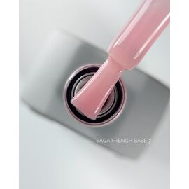 SAGA. French base, #07, 10 ml. Камуфлююча база #1