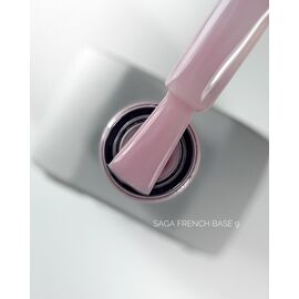 SAGA. French base, #09, 10 ml. Камуфлююча база #1