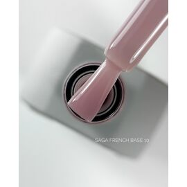 SAGA. French base, #10, 10 ml. Камуфлююча база #1