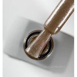 SAGA. Cat's Eye Gel Polish "Glow Cat", #04, 10 ml. Гель-лак "Котяче око" #1