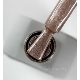 SAGA. Cat's Eye Gel Polish "Glow Cat", #05, 10 ml. Гель-лак "Котяче око" #1
