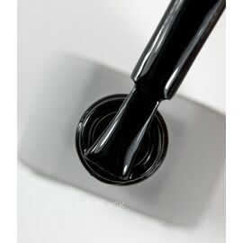 SAGA. Gel Polish, Super Black, 10 ml. Гель-лак, чорний #2