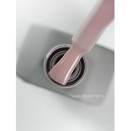 SAGA. Color Top, no wipe, #4, 10 ml. Кольоровий топ без липкого шару #1