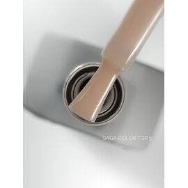 SAGA. Color Top, no wipe, #5, 10 ml. Кольоровий топ без липкого шару #1