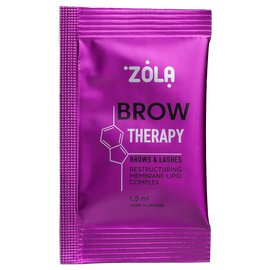 ZOLA. Restructuring Membrane-Lipid Complex, Brow Therapy, in sachet 10 pcs x 1.5 ml. Мембранно-ліпідний комплекс для реструктуризації брів #1