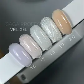 SAGA. Builder gel "Veil", 30 ml, #16. Гель для укріплення та нарощування #2