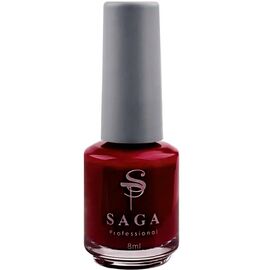 SAGA. Stamping nail polish, #03, Red, 8 ml. Лак-фарба для стемпінгу, червоний #2