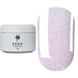SAGA. Builder Gel "Magic", 15 ml, #06. Гель для укріплення та нарощування з поталлю #2