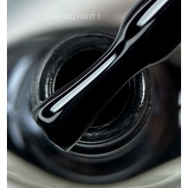 SAGA. Stamping nail polish, #01, Black, 8 ml. Лак-фарба для стемпінгу, чорний #1