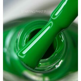 SAGA. Stamping nail polish, #07, Green, 8 ml. Лак-фарба для стемпінгу, зелений #1
