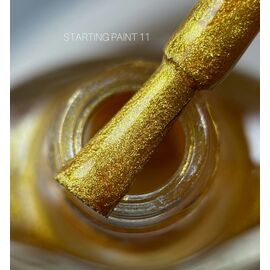 SAGA. Stamping nail polish, #11, Gold, 8 ml. Лак-фарба для стемпінгу, золотий #1
