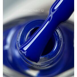 SAGA. Stamping nail polish, #12, Dark Blue, 8 ml. Лак-фарба для стемпінгу, синій #1