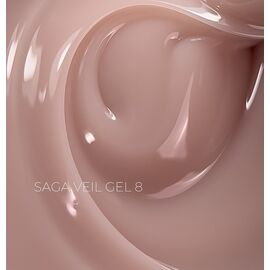 SAGA. Builder gel "Veil", 15 ml, #08. Гель для укріплення та нарощування #2