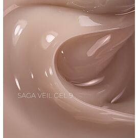 SAGA. Builder gel "Veil", 15 ml, #09. Гель для укріплення та нарощування #2
