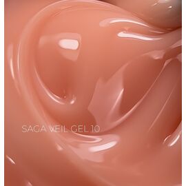 SAGA. Builder gel "Veil", 15 ml, #10. Гель для укріплення та нарощування #2