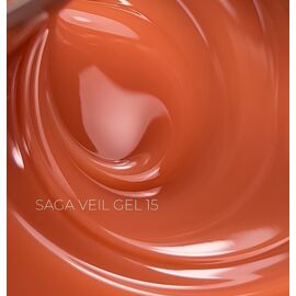 SAGA. Builder gel "Veil", 15 ml, #15. Гель для укріплення та нарощування #2