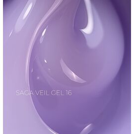 SAGA. Builder gel "Veil", 15 ml, #16. Гель для укріплення та нарощування #2